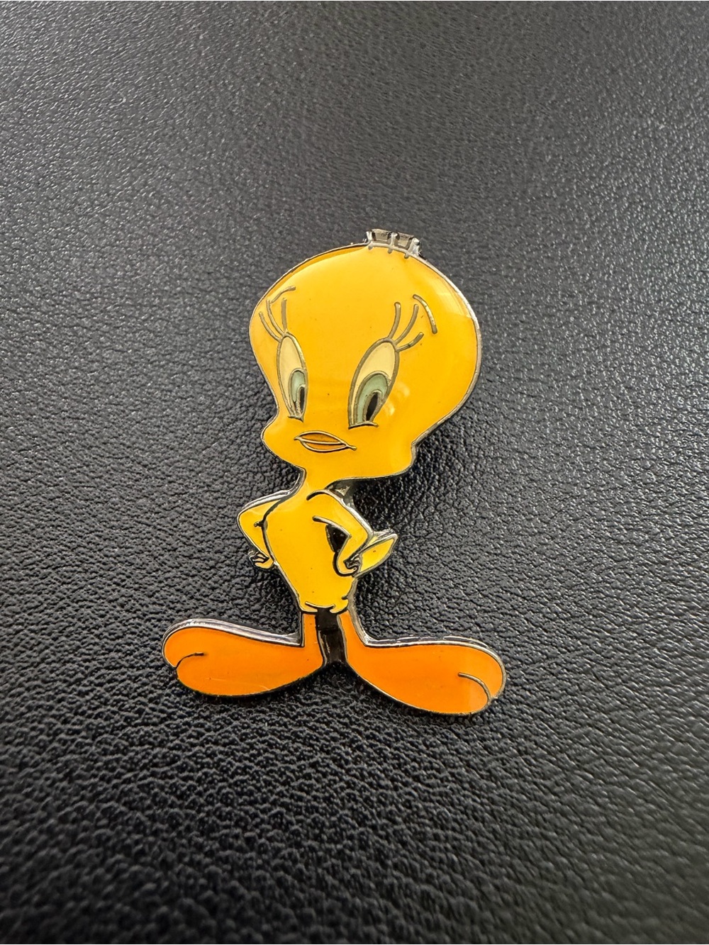 Warner Bros. Tweety Enamel Pin in Yellow and Orange